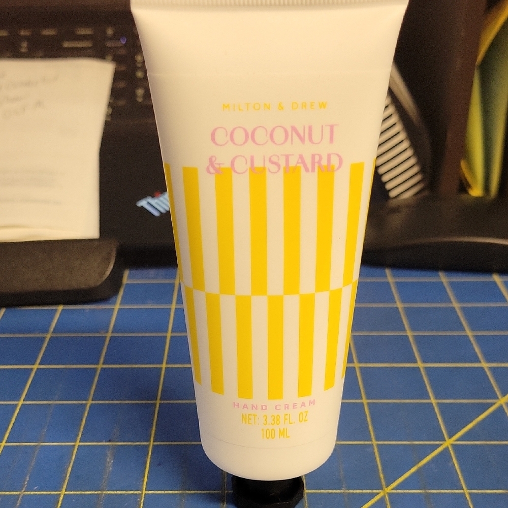 Milton & Drew Coconut & Custard Hand Cream 100ml Sealed Tube